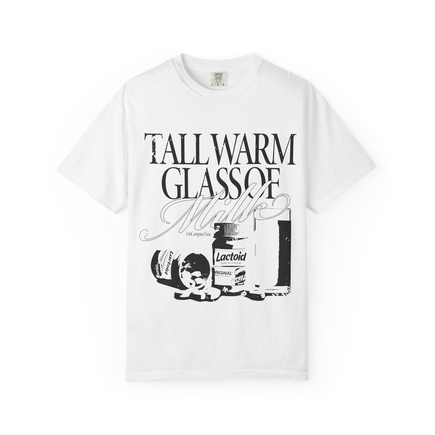 TALL WARM GLASS OF MILK T-SHIRT