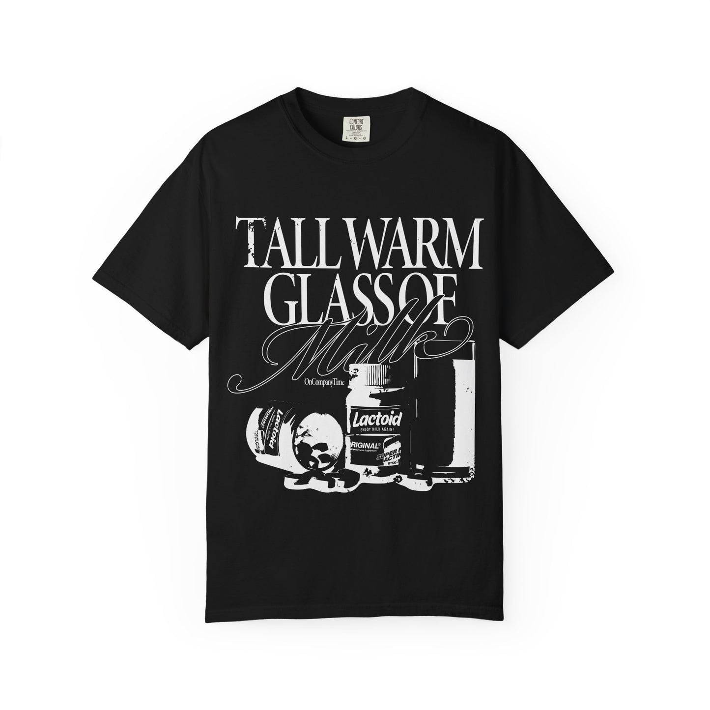 TALL WARM GLASS OF MILK T-SHIRT